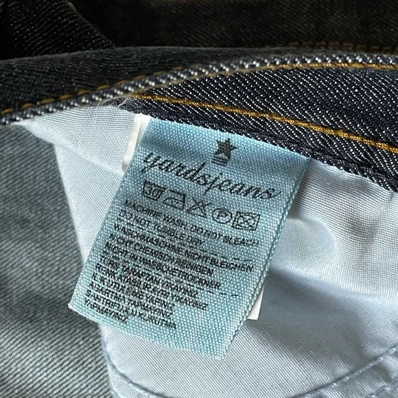 yards jeans dark blue men Denim Sz W34 x L34